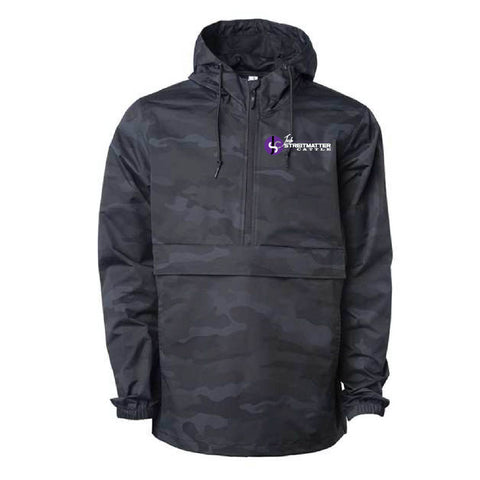 Josh Streitmatter Cattle - Nylon Anorak - Unisex - Back Camo