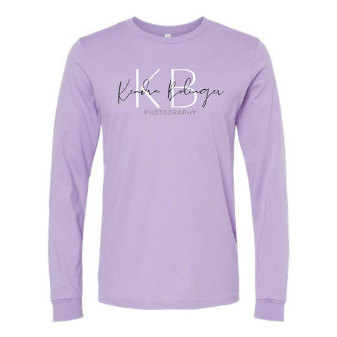 KB Photography - Jersey Long Sleeve Tee - Lavender - Unisex