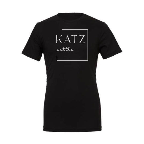Katz Catttle - Jersey Tee - Unisex - Solid Black BLend