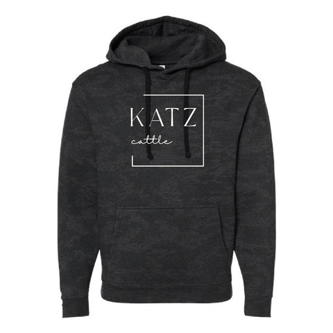 Katz Catttle - Fleece Hoodie - Unisex - Storm Camo