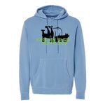 Kegley Show Supplies - Pigment Dyed Hoodie - Unisex - Pigment Light Blue