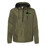 Kegley Show Supplies - Lightweight Windbreaker - Unisex - Army/Black Zipper