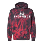 Kent Show Feeds - Tie-Dyed Hoodie - Unisex - Red/Black