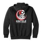 Kintzle Custom Pumping - Heavyweight Hooded Zip Hoodie - Unisex - Black
