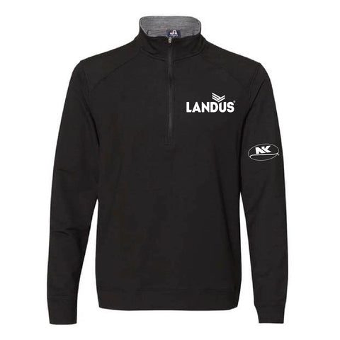 Landus/NK -Stretch Quarter-Zip - Unisex - Black