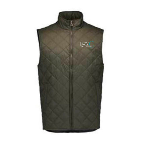 Lazy C Show Lambs - Diamond Quilted Vest - Unisex - Rosin