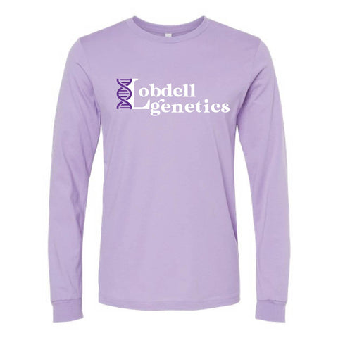 Lobdell Genetics - LongSleeve Jersey Tee - Unisex - Dark Lavender