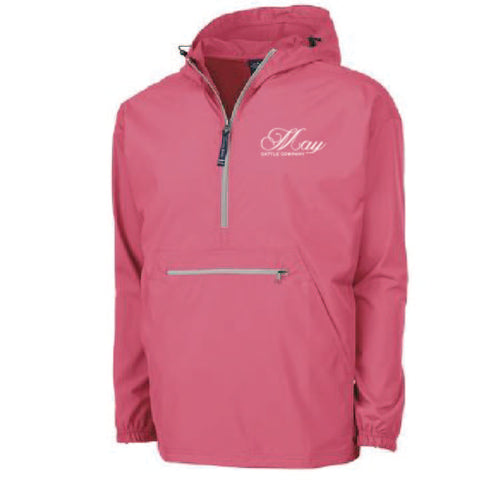 May Cattle Co - Pack-N-Go Windbreaker - Unisex - Coral