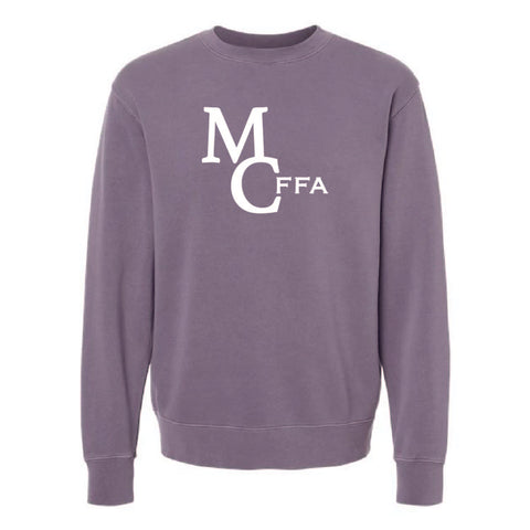 MC FFA - Pigment Dyed Crewneck - Unisex - Pigment Plum