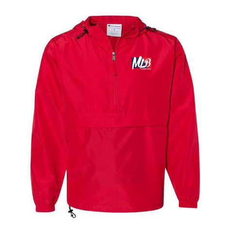 MLB Livestock - Packable Anorak - Unisex - Scarlet