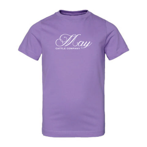 May Cattle Co - Fine Jersey Tee - Youth - Lavender