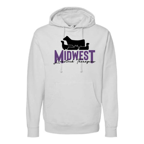 Midwest Livestock Therapies  - Midweight Hoodie - Unisex - Smoke
