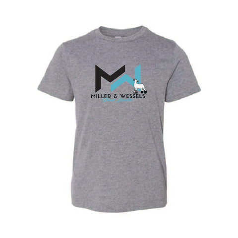 Miller & Wessels Show Lambs - T-Shirt - Granite - Youth