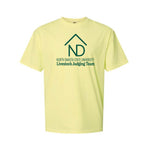 NDSU Livestock Judging Team - Garment Dyed Tee - Unisex - Neon Lemon