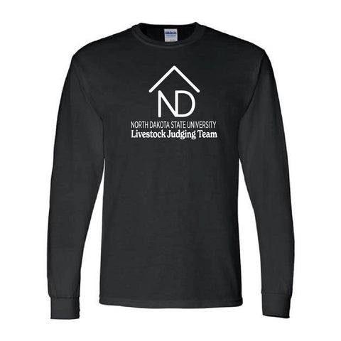 NDSU Livestock Judging Team - DryBlend Long Sleeve Tee - Unisex - Black\