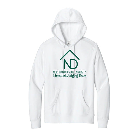 NDSU Livestock Judging Team - ReFleece Hoodie - Unisex - White