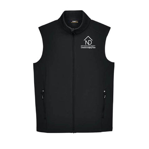 NDSU Livestock Judging Team - SoftShell Vest  - Unisex - Black