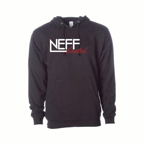 Neff Livestock - Fleece Hoodie - Unisex - Black