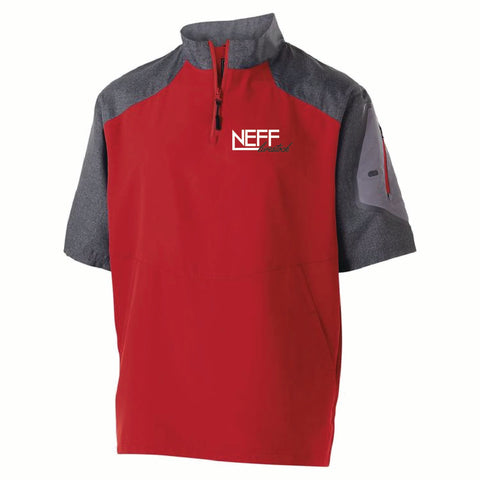 Neff Livestock - Raider Short Sleeve - Unisex - Carbon Print/Scarlet