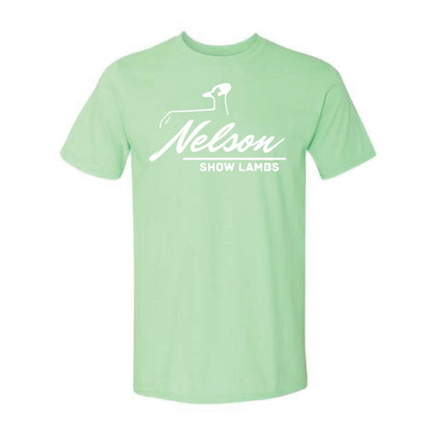 Nelson Show Lambs - Softstyle Tee - Unisex -  Mint Green