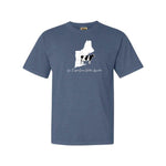 New England Junior Holstein - Garment-Dyed Tee - Unisex - Blue Jean