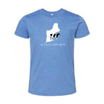 New England Junior Holstein - Jersey Tee - Youth - Columbia Blue