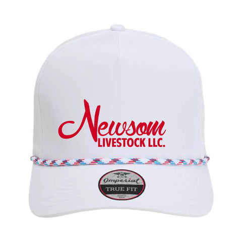 Newsom - Wrightson Cap - White/Light Blue/Red