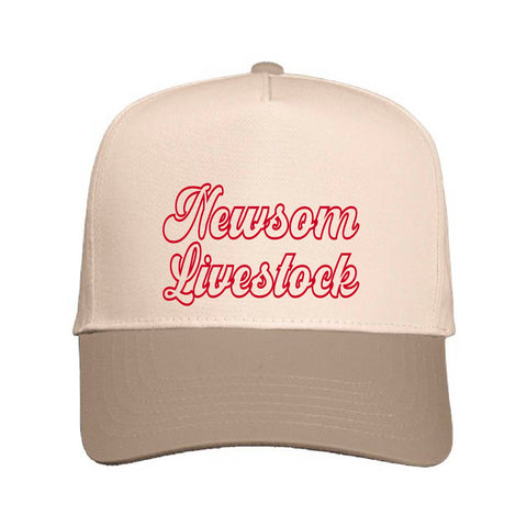 Newsom - Five Panel Cap - Natural/Khaki