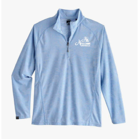 Newsom - QuarterZip Pullover - Unisex - Peri Blue