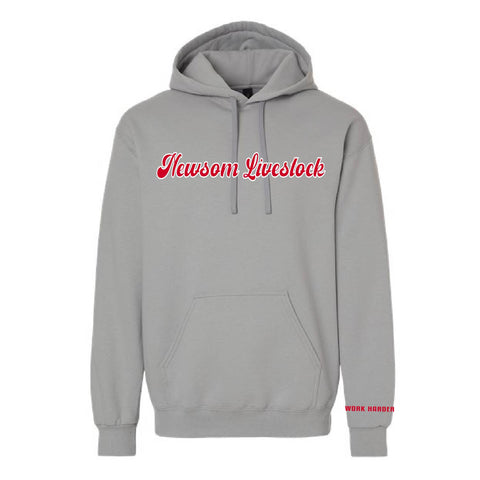 Newsom - Maxweight Hooded Sweatshirt - Unisex - Gravel