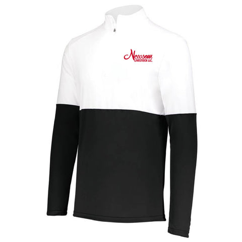 Newsom - Momentum 1/4 Zip - Youth - Black/White