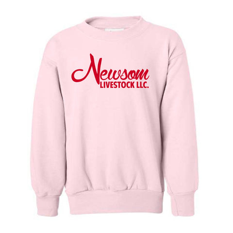 Newsom - Crewneck - Youth - Pale Pink
