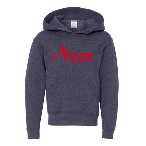 Newsom - Hooded Sweatshirt - Youth - Vintage Heather Navy