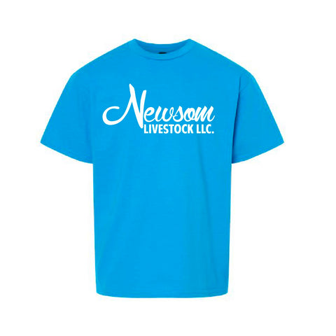 Newsom - Softstyle Tee - Youth - Sapphire