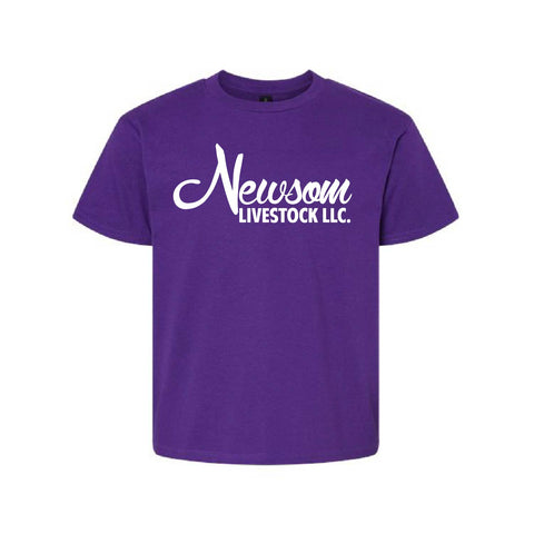 Newsom - Softstyle Tee - Youth - Purple