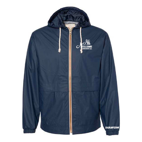 Newsom - Vintage Rain Jacket - Unisex - Navy