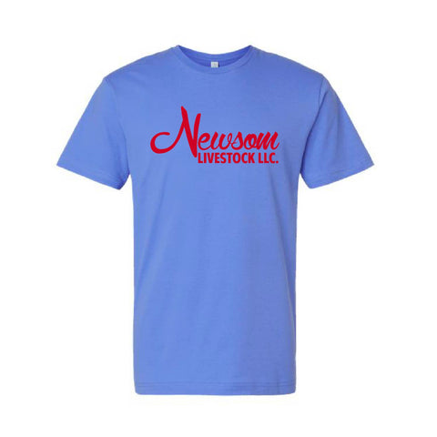 Newsom - Fine Jersey Tee - Unisex - Carolina Blue