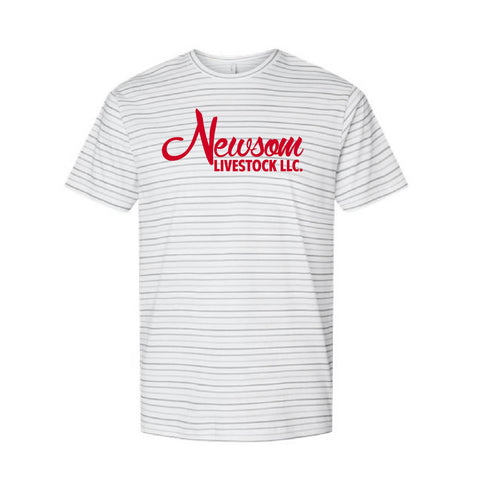 Newsom - Fine Jersey Tee - Unisex - Shadow Stripe