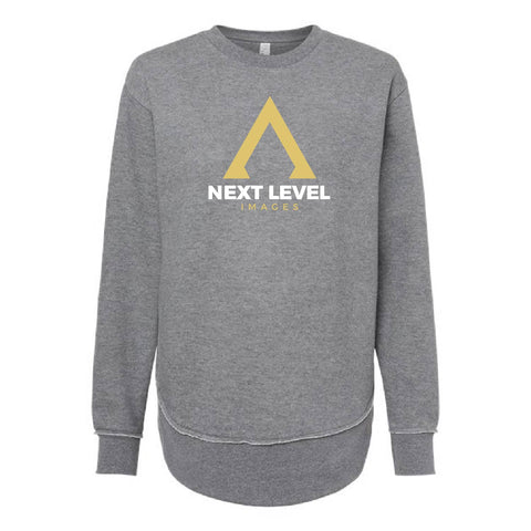 Next Level Images - Weekend Fleece Sweatshirt - Womens - Granite Heather
