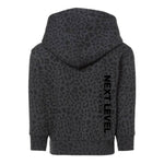 Next Level Images - Fleece Hoodie - Toddler - Black Leopard