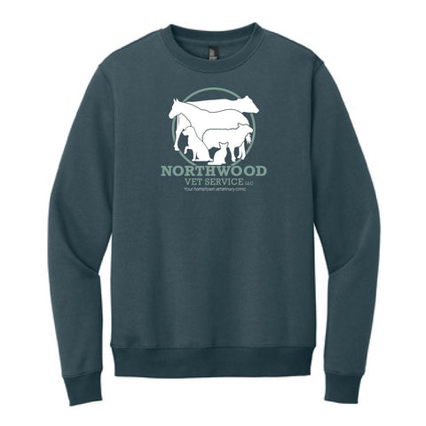 Northwood Vet Service - Crewneck - Deep Steel Blue - Adult/Unisex