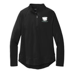 Northwood Vet Service - Quarter Zip - Deep Black - Womens