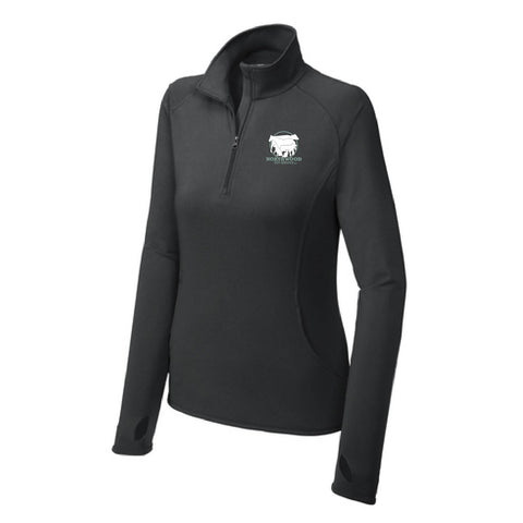 Northwood Vet Service - Quarter Zip - Charcoal Grey - Womens