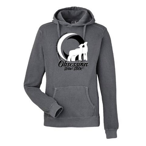 Obsession - Pigment-Dyed Hoodie - Unisex - Lead