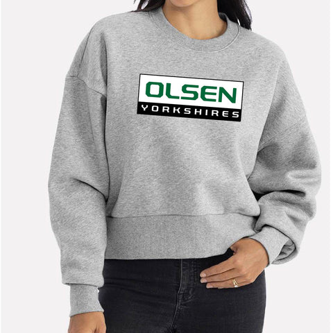 Olsen Yorkshires - Heavyweight Crewneck - Womens - Heather Grey