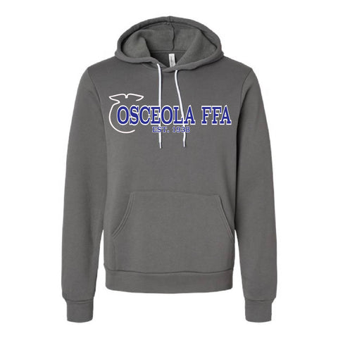 Osceola FFA - Sponge Fleece Hoodie - Unisex - Asphalt
