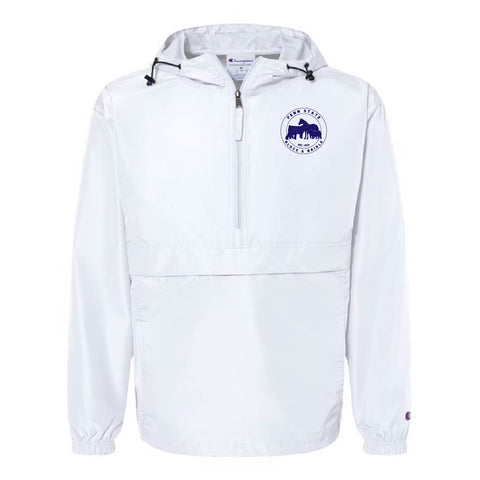 Penn State Block & Bridle - Adult Windbreaker - White