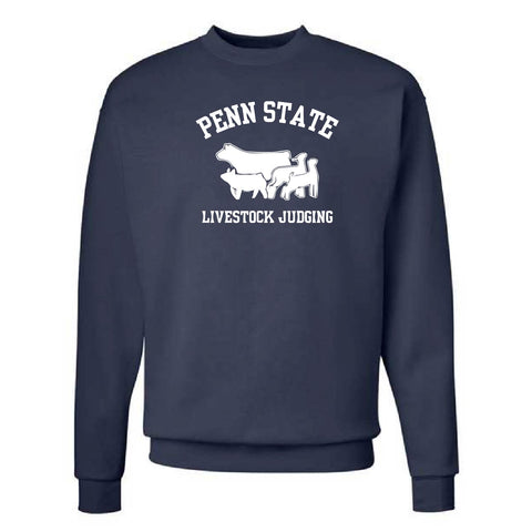 Penn State Livestock Judging - Crewneck Sweatshirt - Unisex - Navy