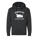 Penn State Livestock Judging - Fleece Hoodie - Unisex - Black Leopard