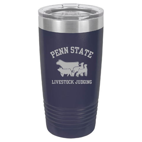 Penn State Livestock Judging - 20oz Tumbler - Navy